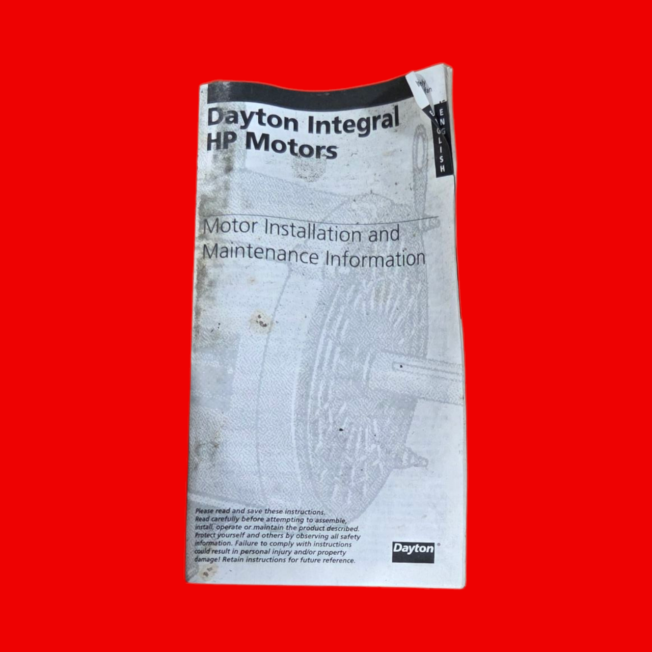 Dayton 3KW34B General Purpose Motor, 3 HP, 3-Phase, Nameplate RPM 1750, Voltage 