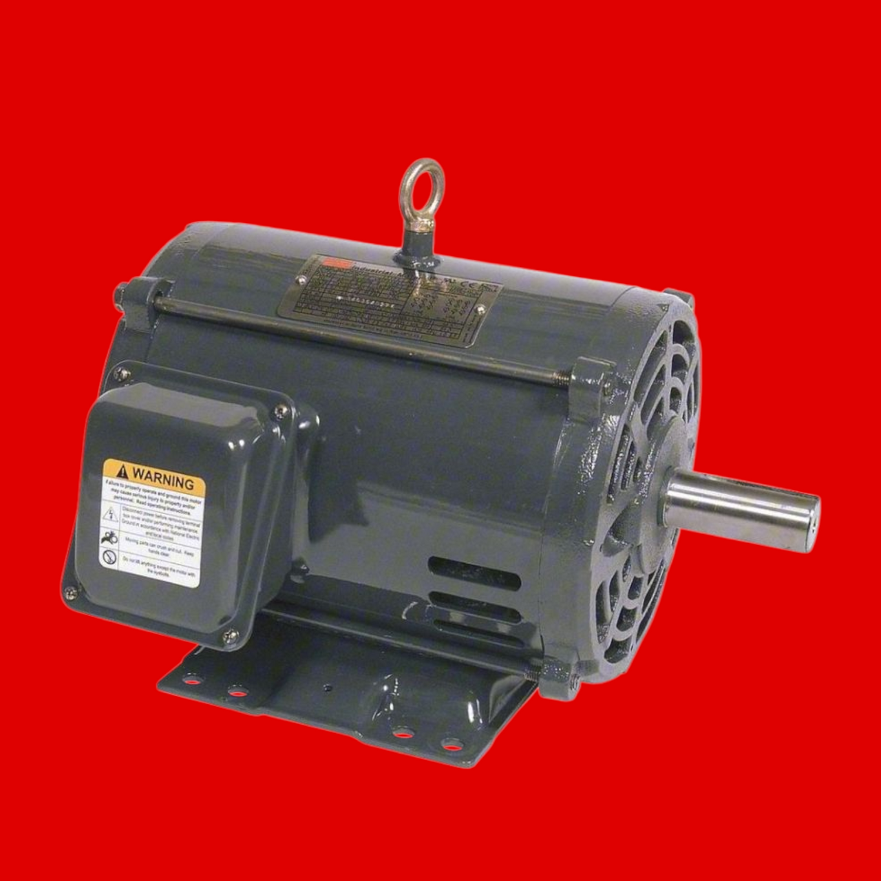 Dayton 3KW34B General Purpose Motor, 3 HP, 3-Phase, Nameplate RPM 1750, Voltage 