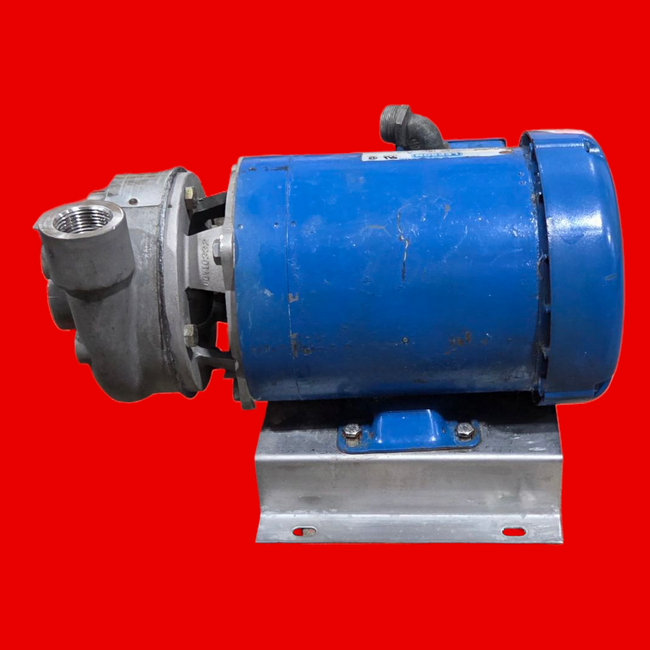 Ingersoll-Dresser Centrifugal Pump 1.25X1X4" Type 1000 w/ Leeson 1.5 HP Motor, 3450 RPM, 208-230/460V, 110917.00