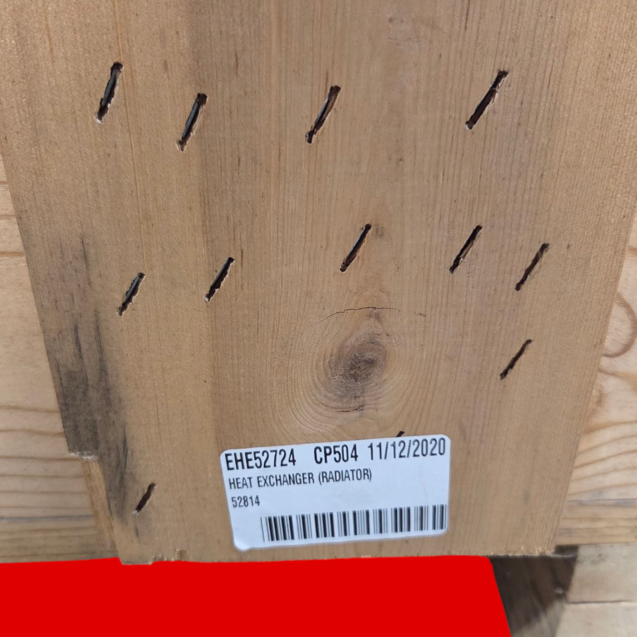 AFC-Holcroft 52814 Heat Exchanger Water Fin & Tube, Copper Tube, Fins & Head W/ S.S. Casing 