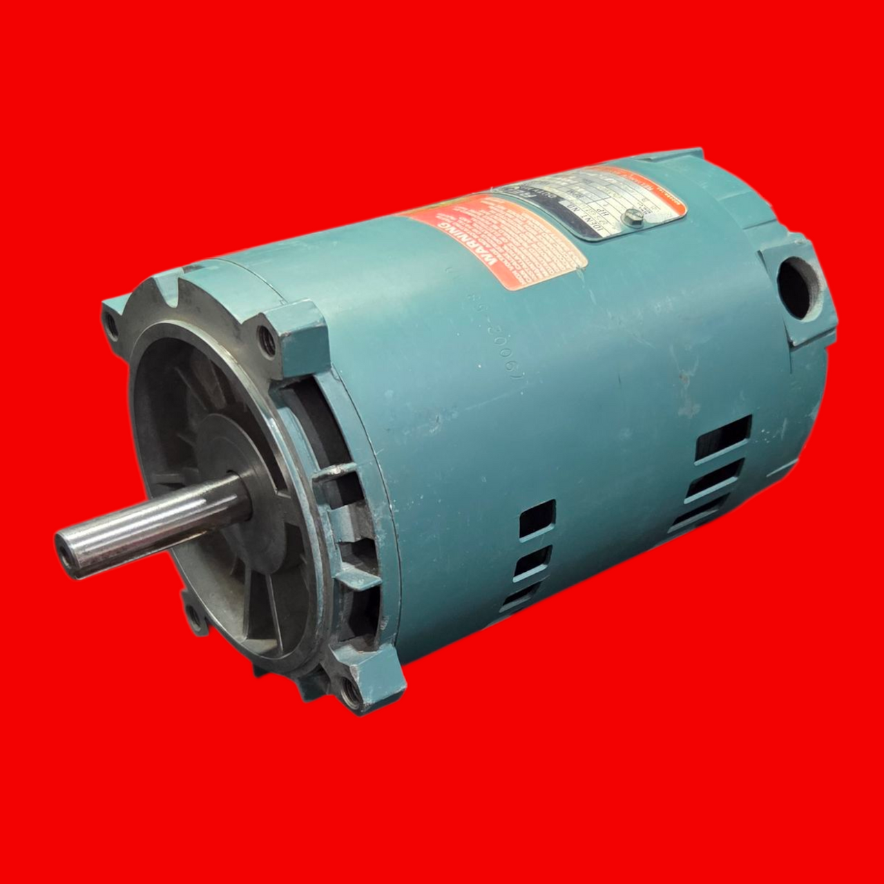 Reliance Electric P56H0441 M-WQ Duty Master A-C Motor, 208-230/460V, 1HP, 1725 RPM, AD56C FR