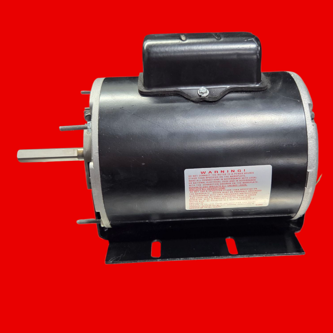 Century C047A Direct Drive Fan Motor, 1/2 HP, 1 Ph, 60 Hz, 115/230 V, 48Z Frame, TEAO