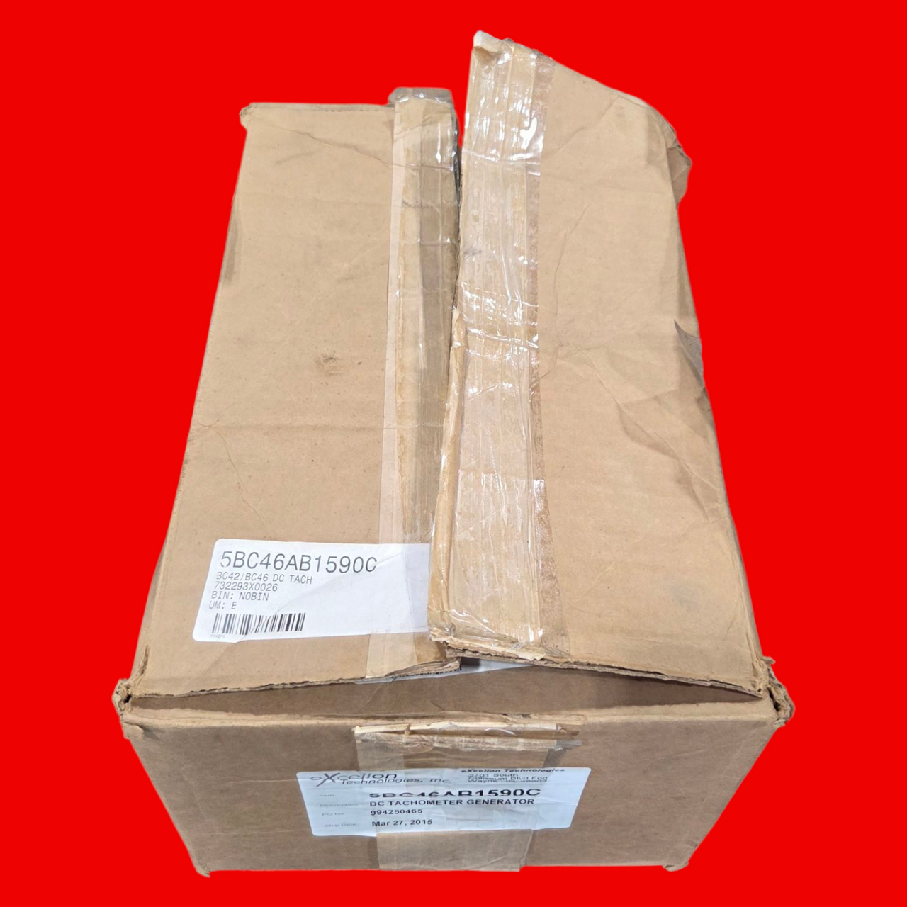 Excellon Technologies 5BC46AB1590C DC Tachometer Generator