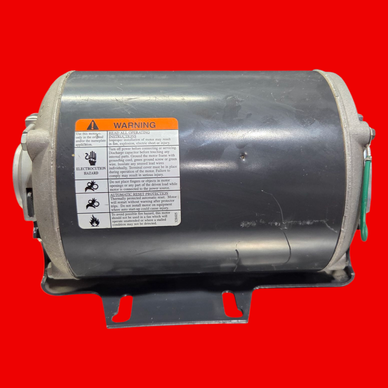 Dayton 1/2 HP Carbonator Pump Motor, 1725 Nameplate RPM, 115/230 Voltage, 48YZ Frame, 3K090A