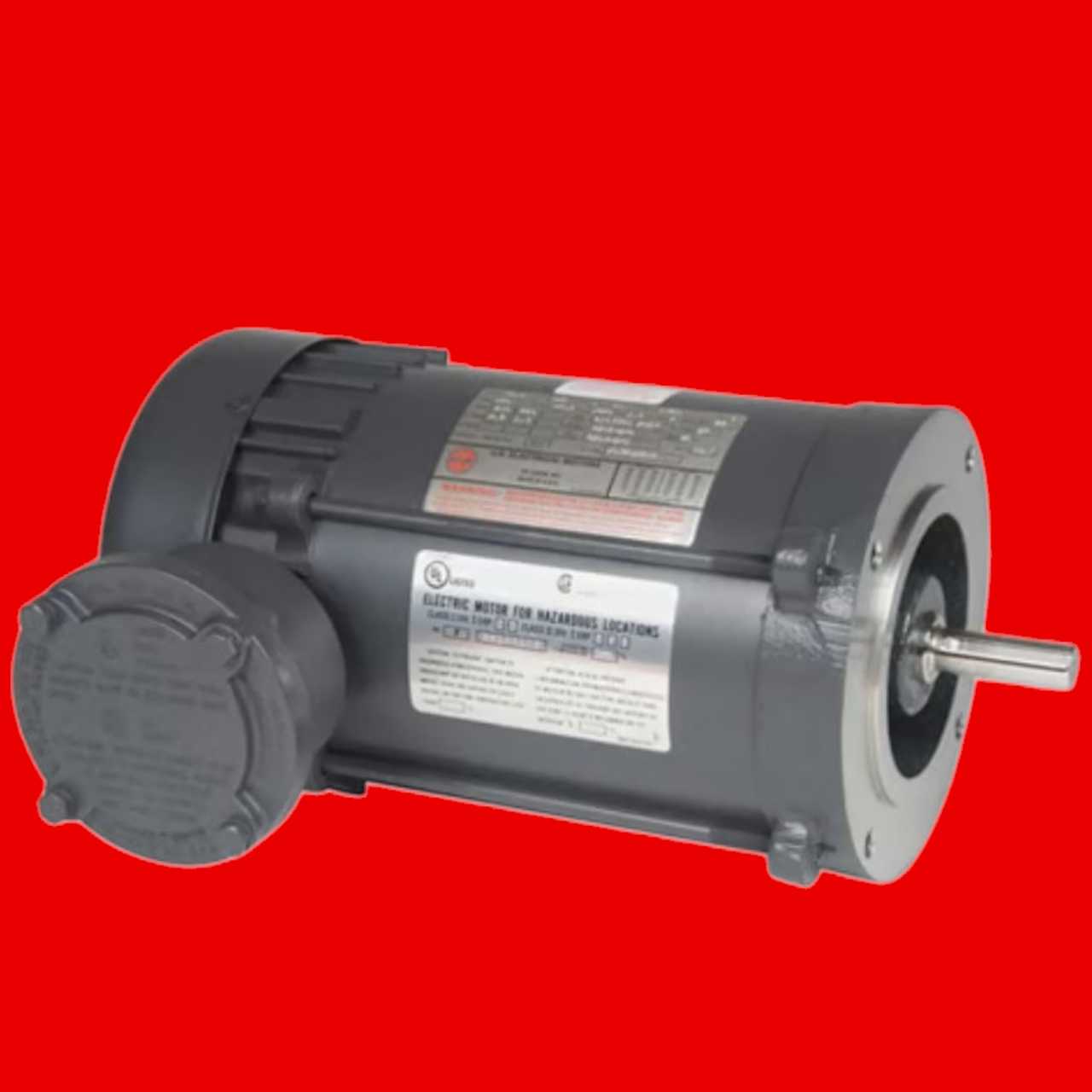US Motors (Nidec) XS34SA2ACR Explosion Proof / Hazardous Location Motor,  3/4 HP, 1800 RPM , 3 PH, 208-230/460 V, 56C Frame, TEFC