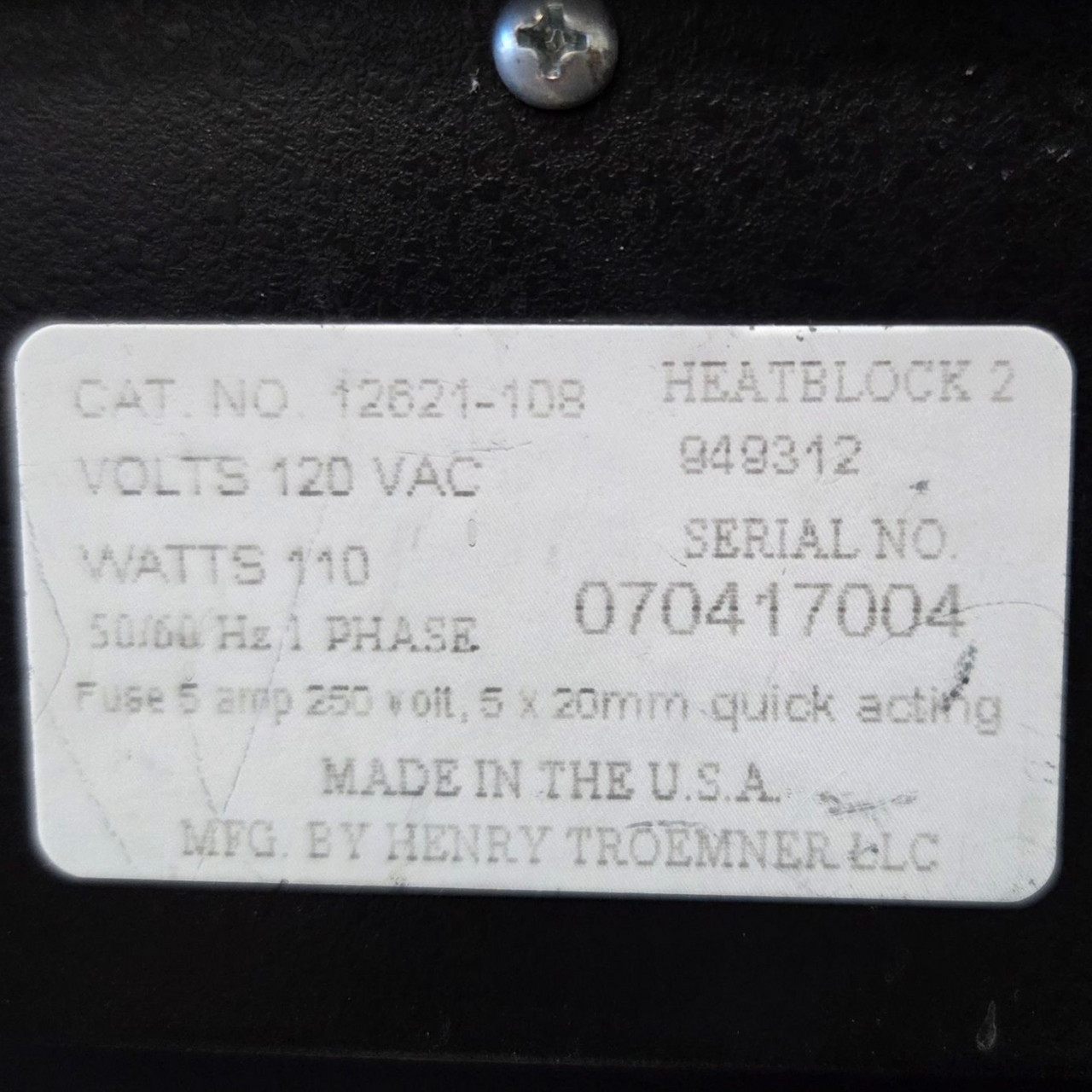 VWR Dual Block Analog Heatblock 2, 12621-108