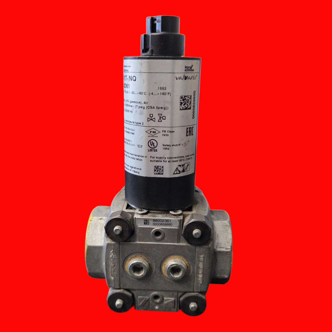 Kromschroder VAS1T/NQ Solenoid Valve, 88002361, 3/4" NPT
