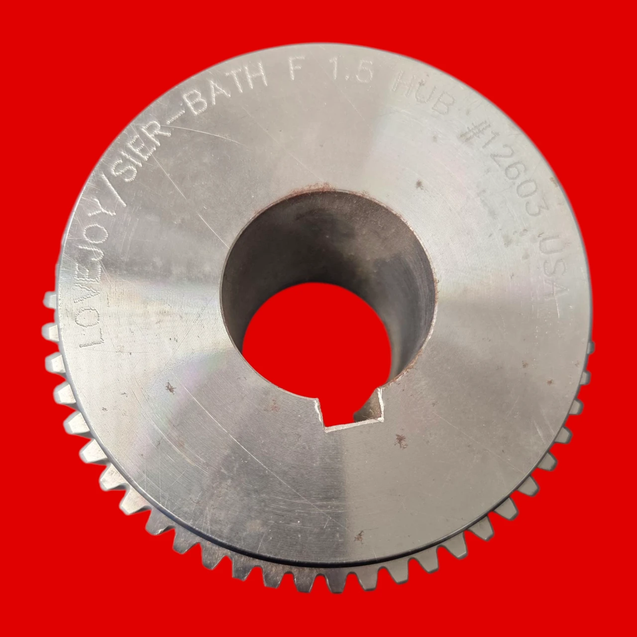 Lovejoy F-1.5 HUB-30MMP7-8X3.3MMKW Flex Flanged Gear Coupling Half