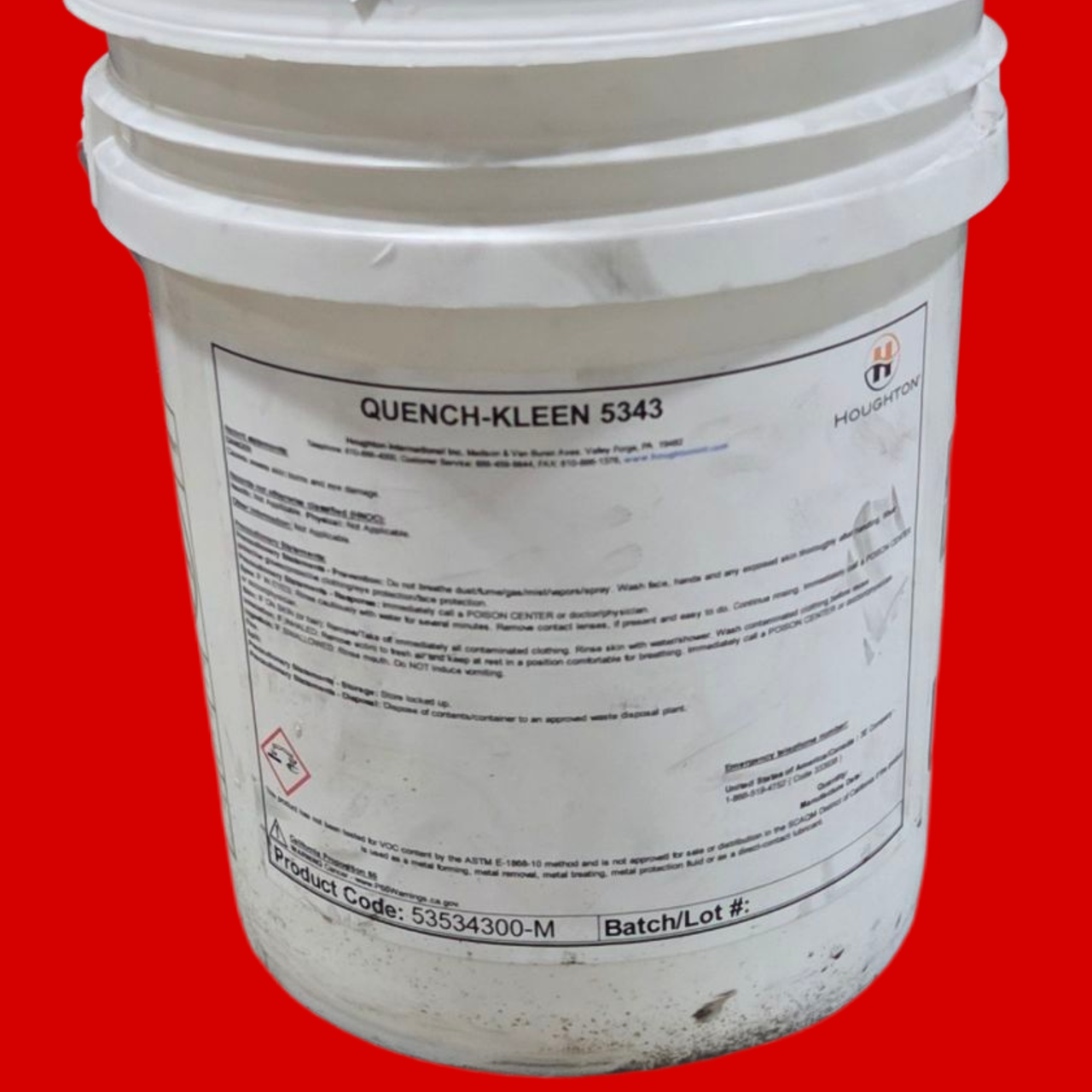 Quaker Houghton Quench-Kleen 5343 Post Quench Alkaline  Spray Cleaner