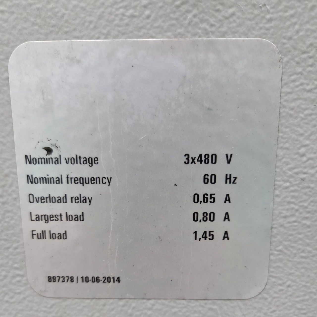CJC Offline Filter System, Model: HDU 427/108 MZ-E2L1PTVY