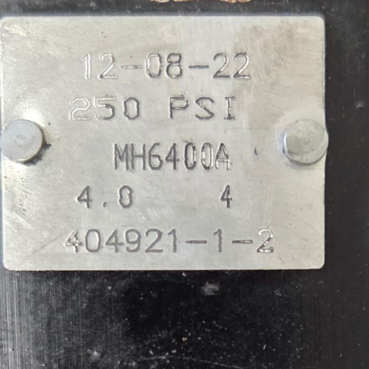 Peninsular Cylinder Co. NFPA HD Steel Cylinder, MH6400A