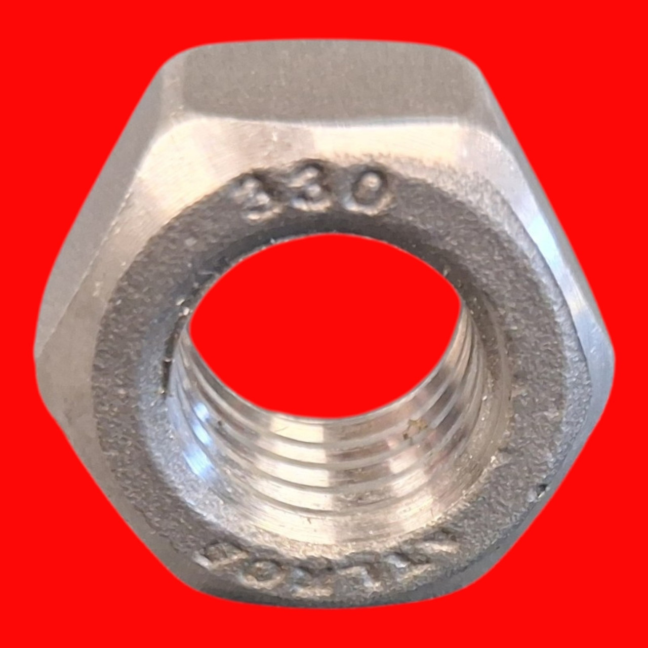 330 SS Finished Hex Nut 5/8"-11 