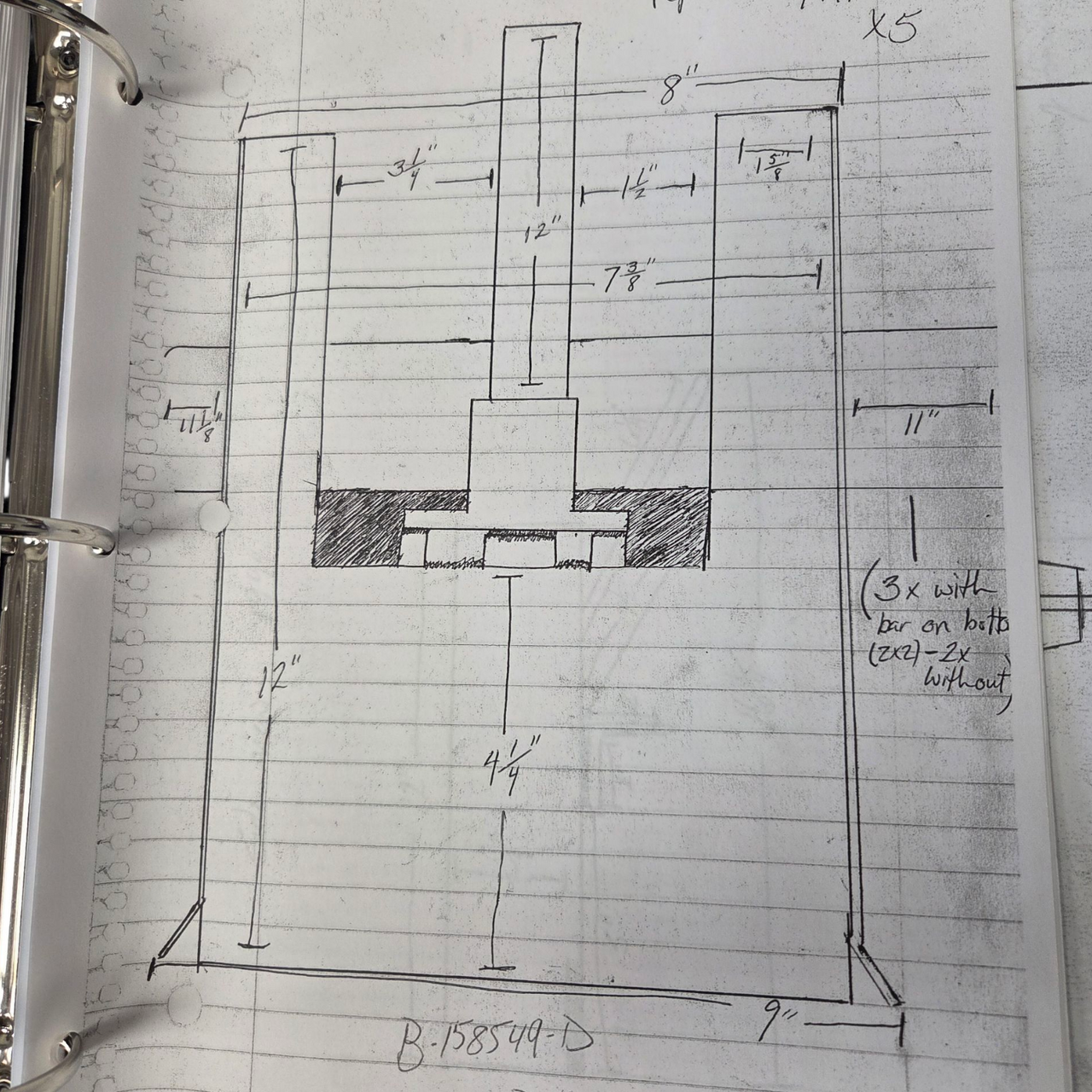 Surface Combustion B-158549-D Handler Trip Dog with Bar for Super 36-48