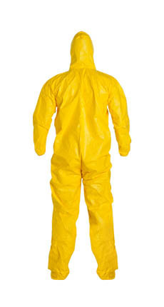 Dupont Tychem QC122SYL3X001200 Coveralls Size 3X Box of 12