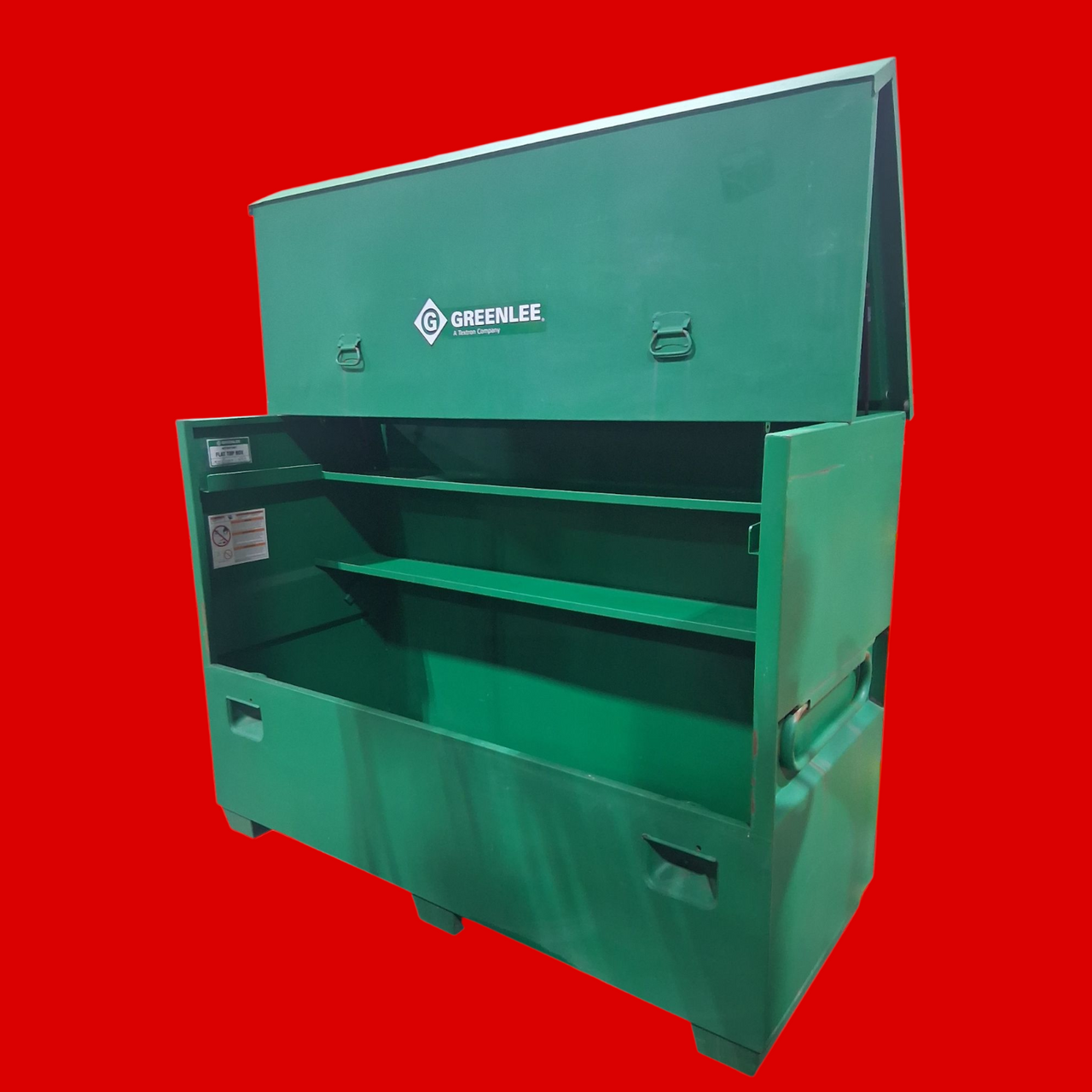 Greenlee 48"H x 72"Lx 30"W Flat Top Box-  4872