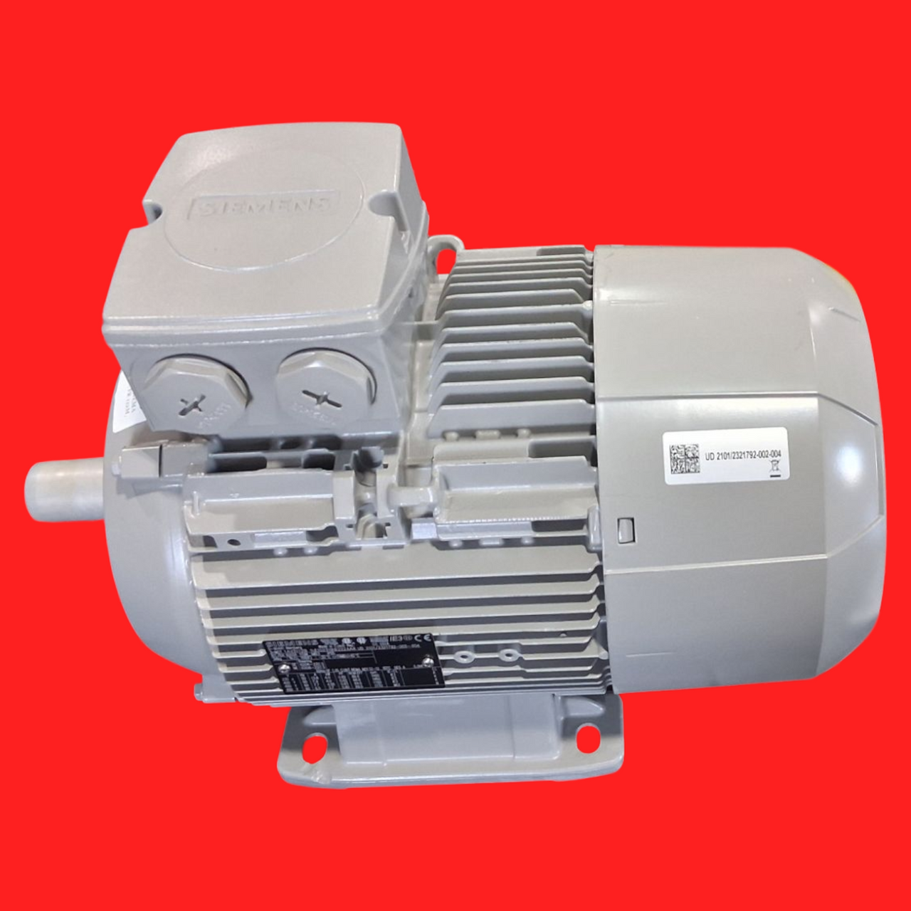 Siemens 1LE10231BB222AA4 NEMA Premium® AC Motor, 5HP, FR 112M, 460V