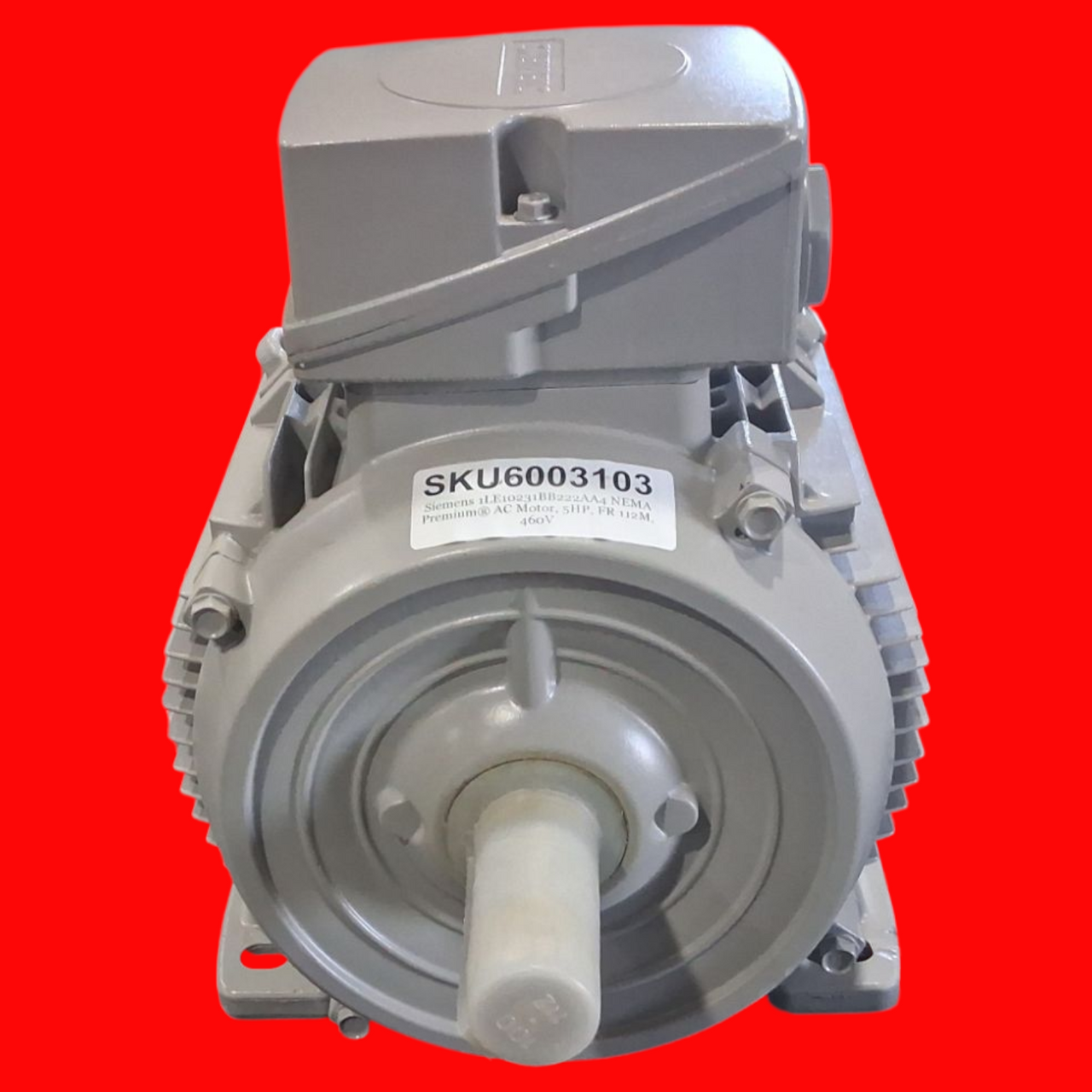 Siemens 1LE10231BB222AA4 NEMA Premium® AC Motor, 5HP, FR 112M, 460V