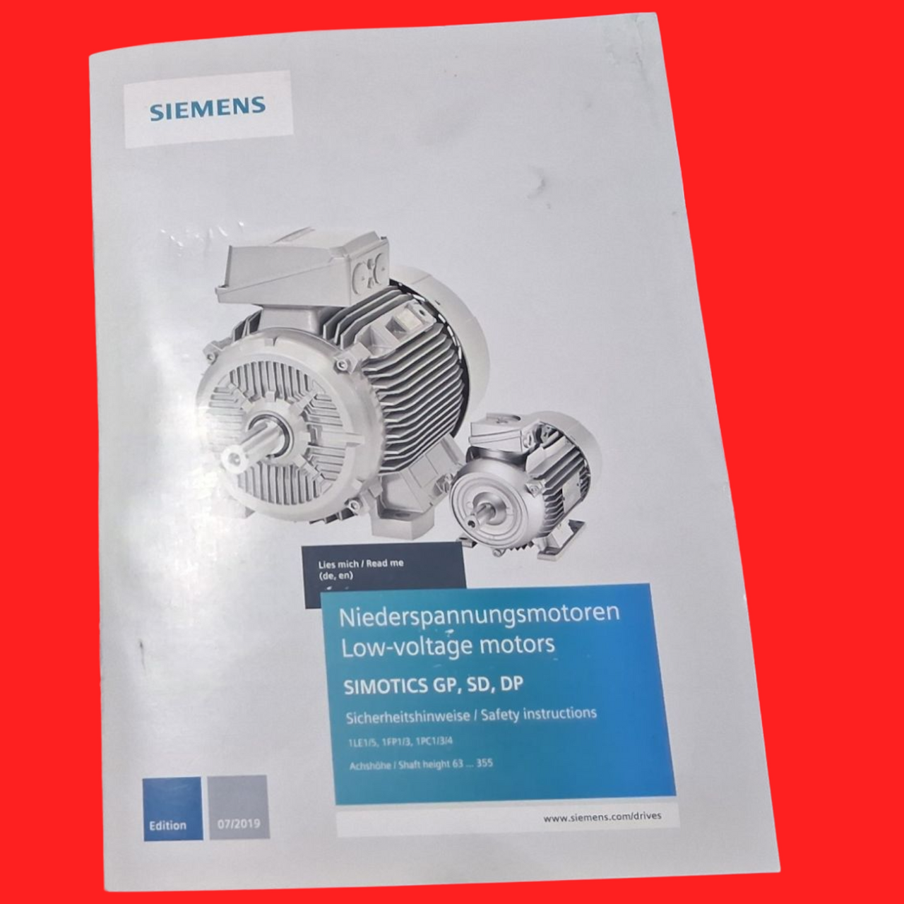 Siemens 1LE10231BB222AA4 NEMA Premium® AC Motor, 5HP, FR 112M, 460V