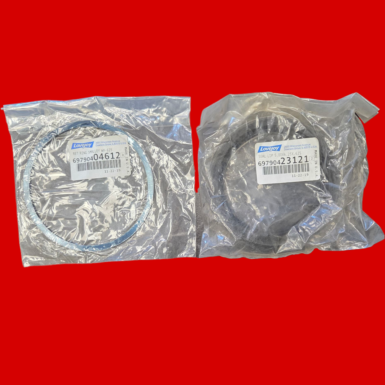 Lovejoy 697904231182 FMDMIS 3E Sleeve With Seal and Retaining Ring