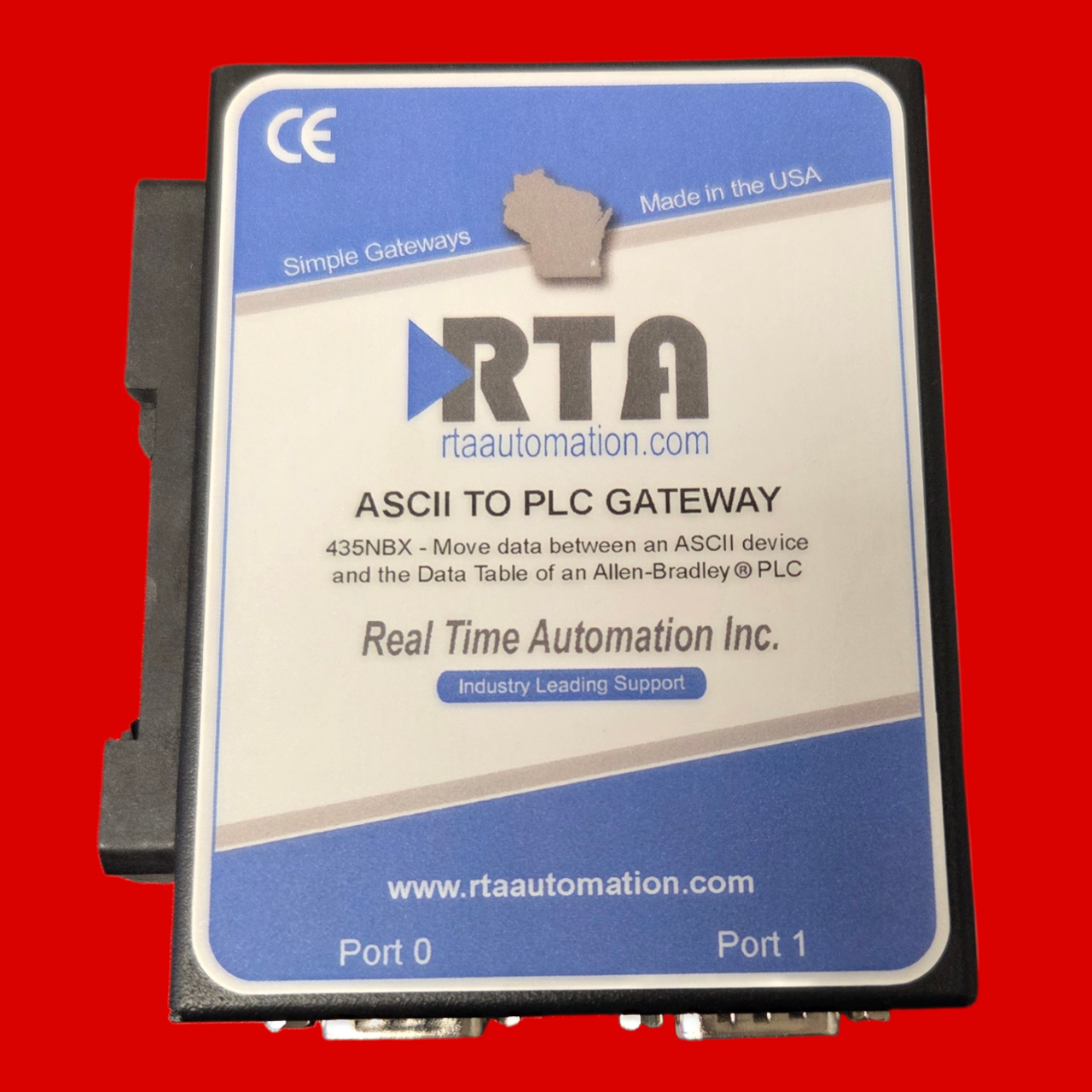 Real Time Automation ASCII to PLC Gateway, 435NBX-N700