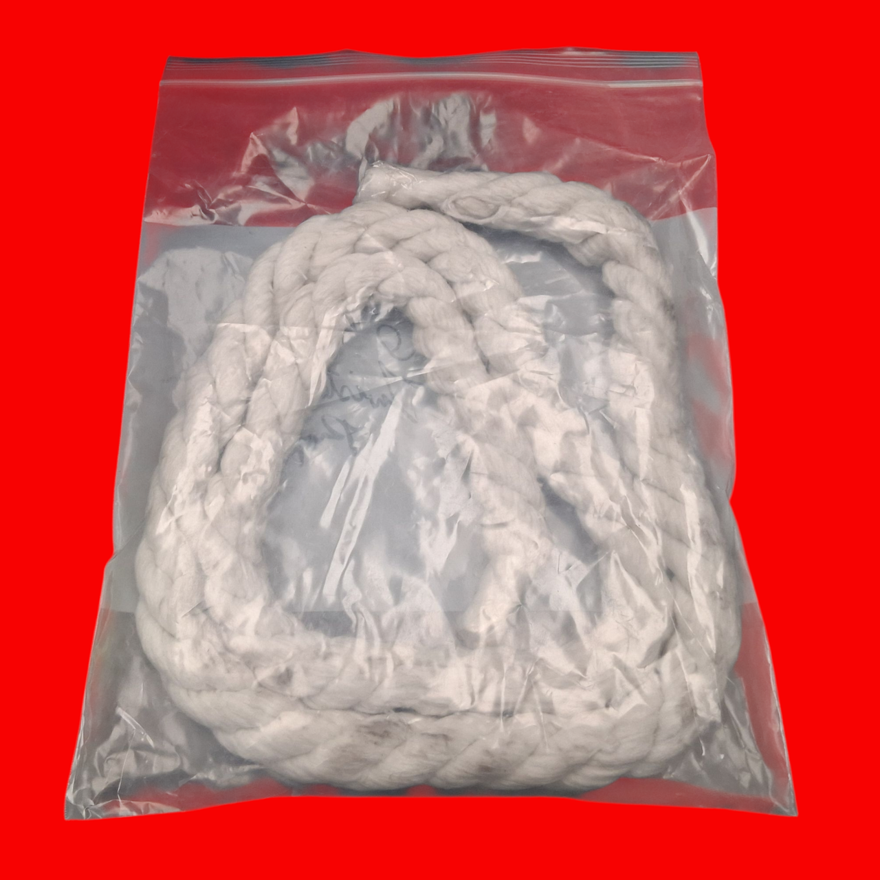 1" Round Twisted Ceramic Fiber Rope - 6' Long