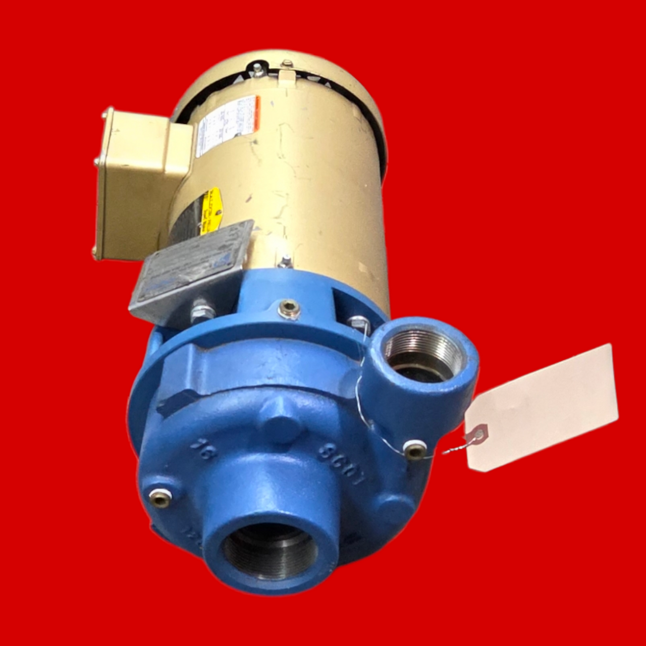 Scot Motor Pump, 4.88" Dia., 2HP, 230/460V, 3490 RPM, 145JM Frame, 16-JM