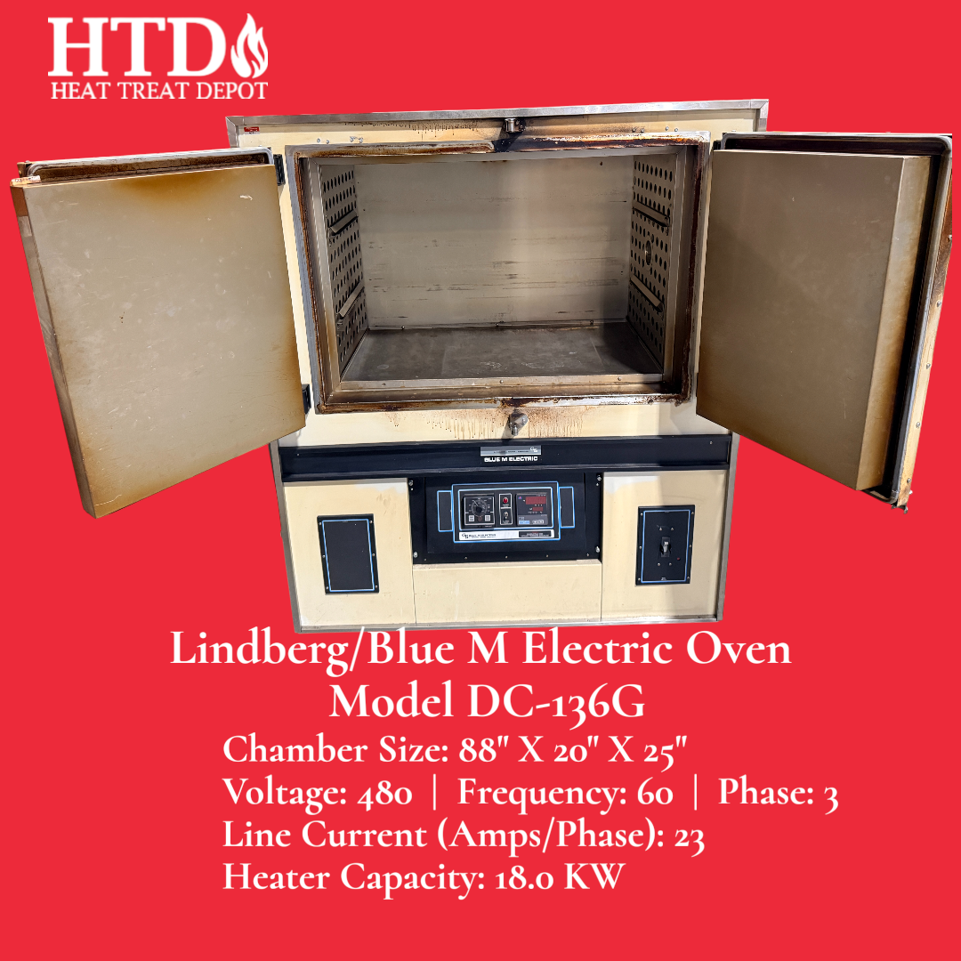 Lindberg/Blue M Electric Oven 88" X 20" X 25",480/3/60, 18.0 KW, Model DC-136G