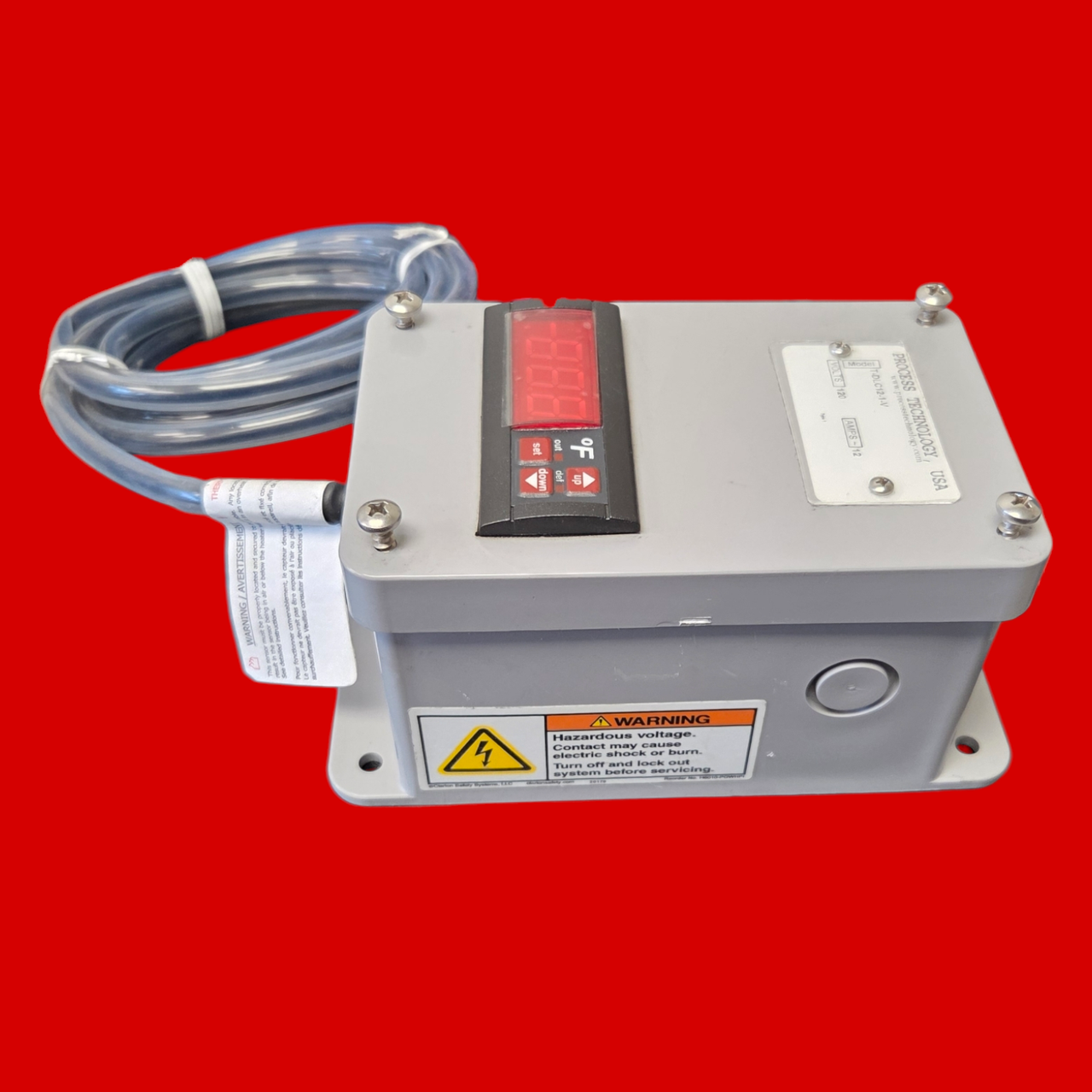 Process Technologies T-DLC12-1-V DSL Series, Digital Thermostat, 120vac