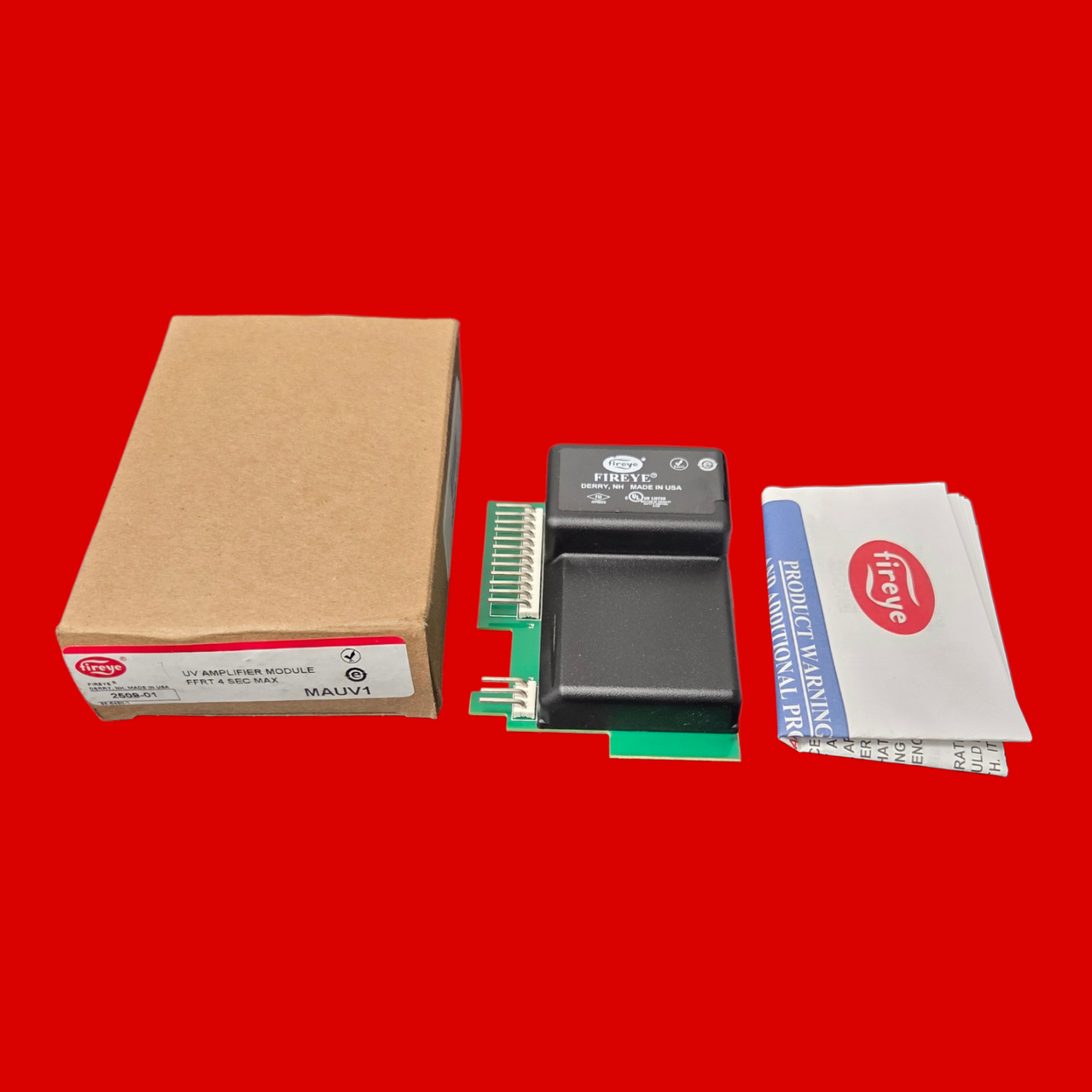 Fireye MAUV1 M-Series II UV Amplifier Module, 2 to 4 Sec. FFRT