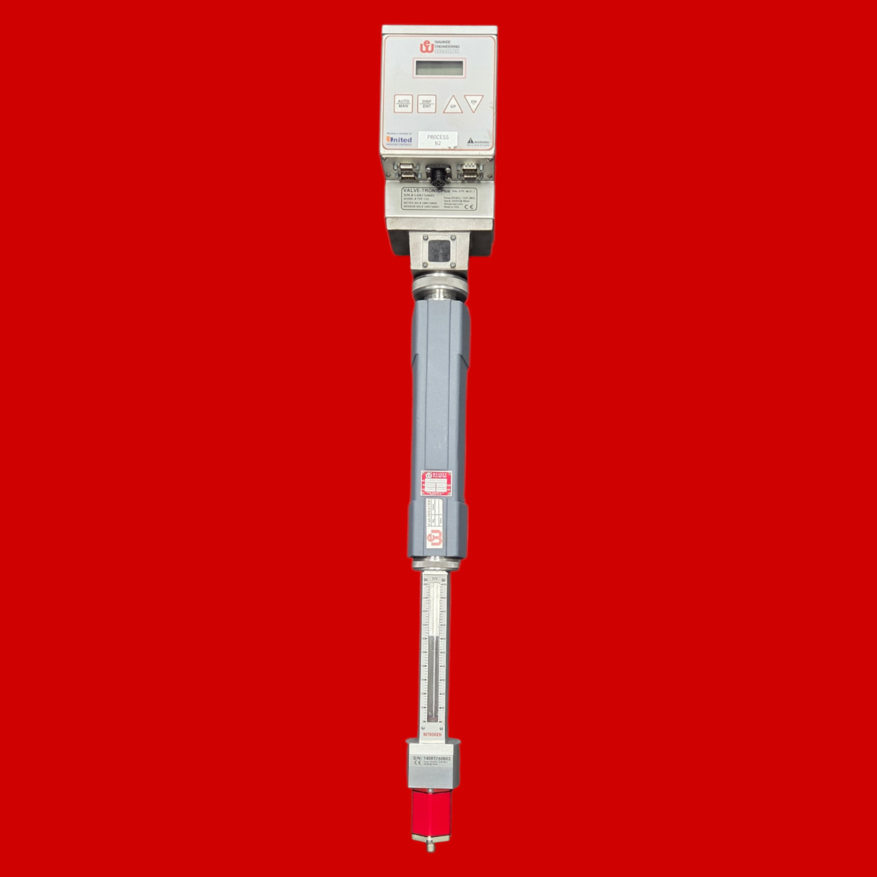 Waukee Valve-Tronic Plus, VTP-M10-1 with CFH 0-1000 Nitrogen Flow Meter,  M-10VTP