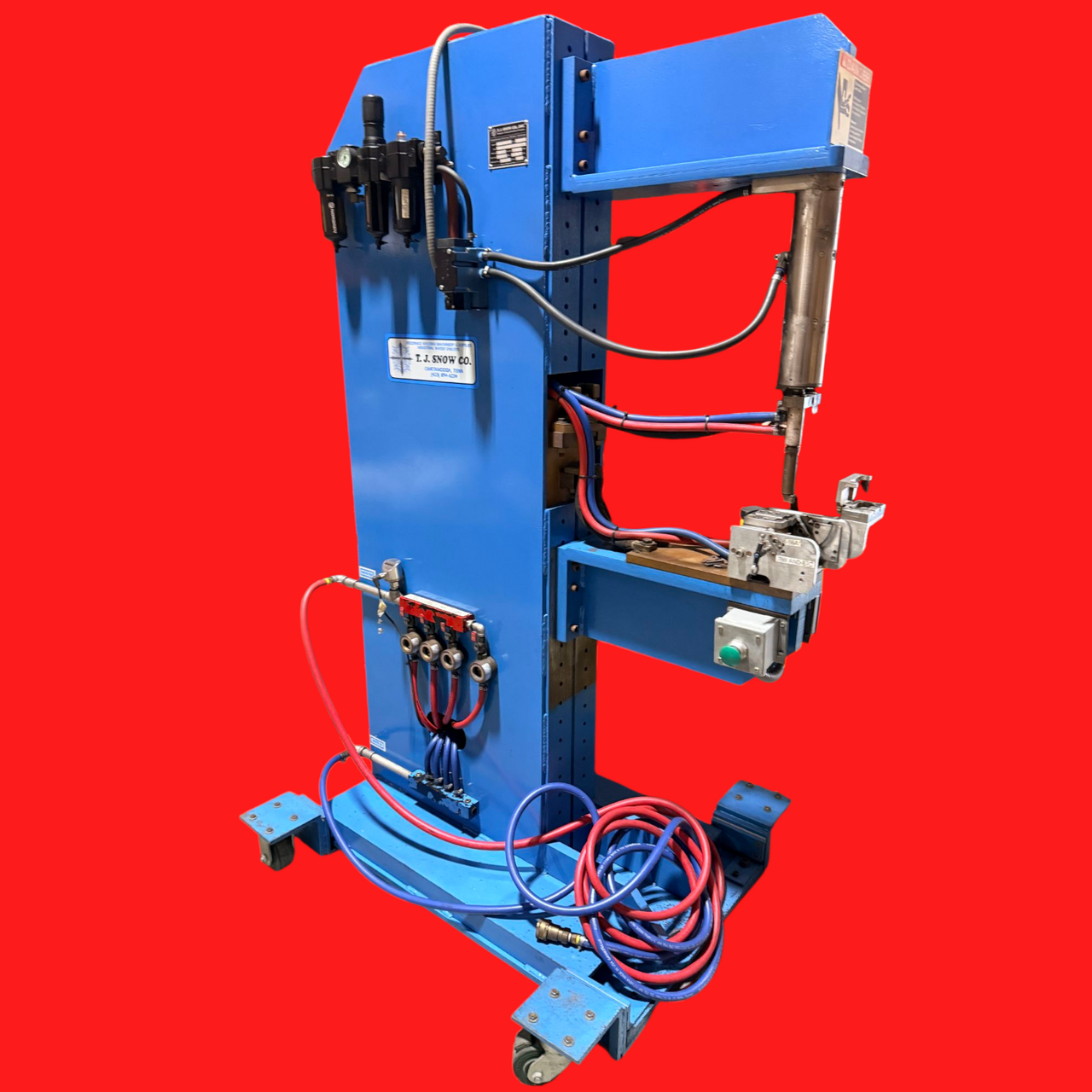 T.J. Snow Co, Inc. Resistance Welder: Single Gun Platen Style Slimline w/ Chiller- NM001725