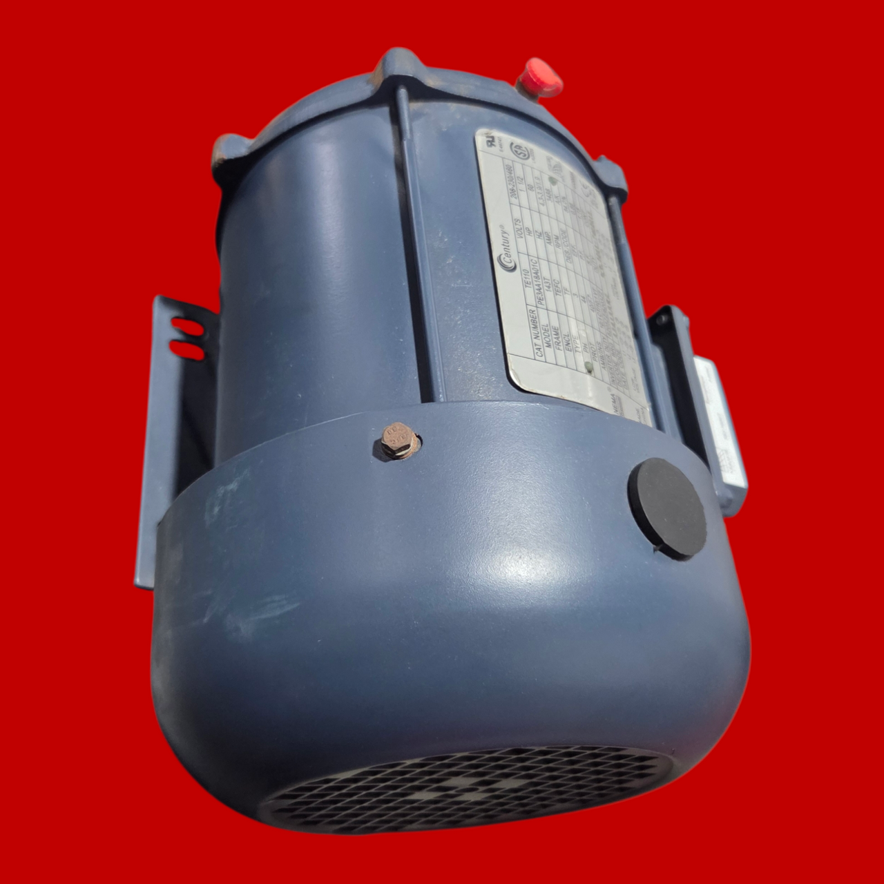 Century TE110 General Purpose Motor, 3 Phase, 143T Frame, 208-230/460 Volts, 1-1/2 HP, TEFC, 3488 RPM