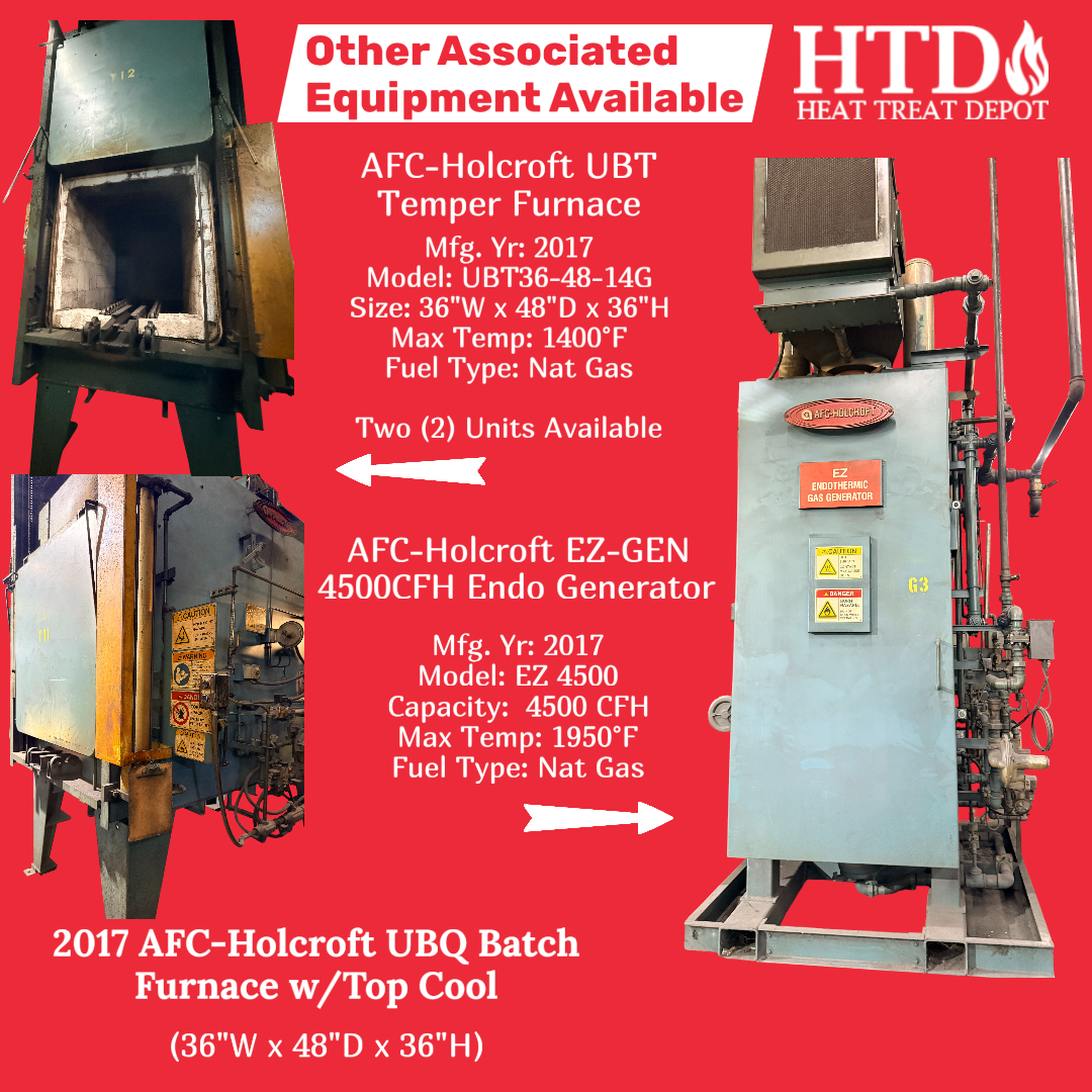 AFC-Holcroft 36x48x36 UBQ Batch Furnace w/Top Cool - 2017