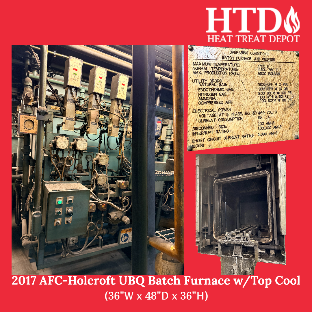 AFC-Holcroft 36x48x36 UBQ Batch Furnace w/Top Cool - 2017