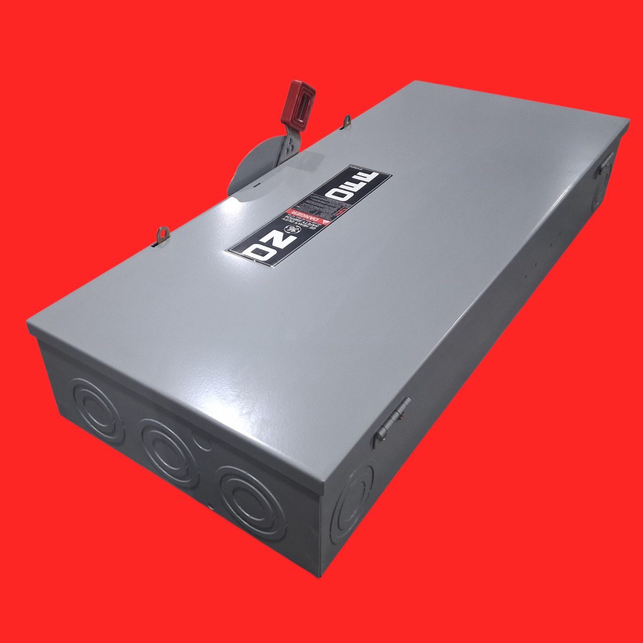 General Electric TH3364 Heavy Duty Fusible Safety Switch 3-Pole, 200 Amp, 600 Volt