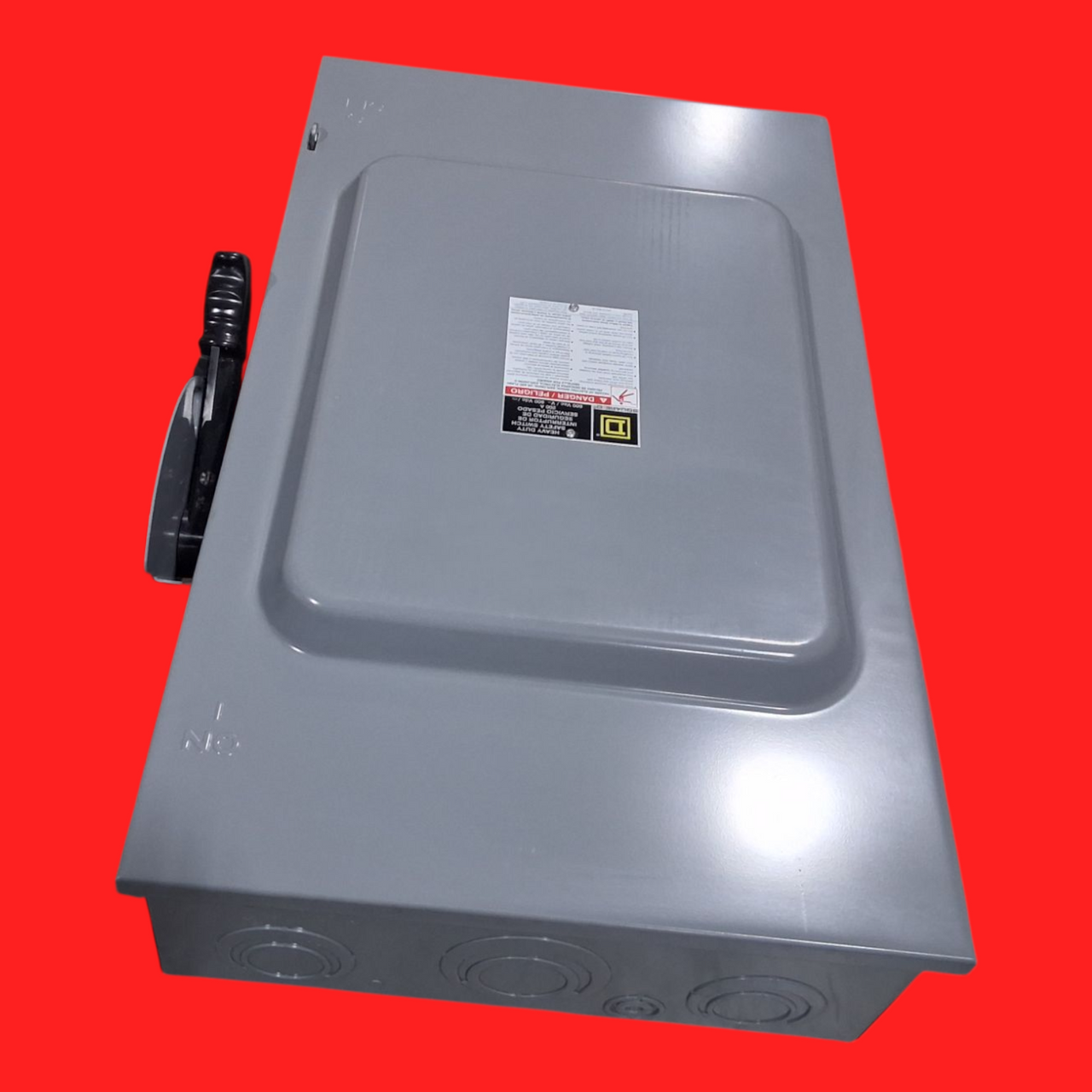 Square D H364 Heavy Duty, Fusible Safety Switch 200Amp, 600VAC/DC, 3-Pole