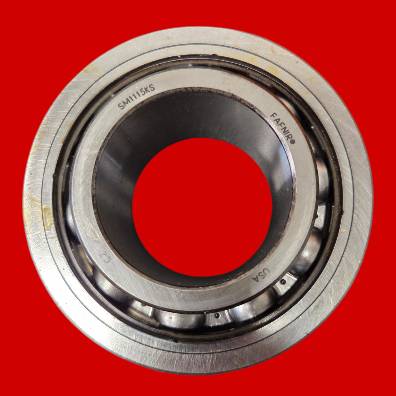 Timken SM1115KS Ball Insert Bearing, 1.9375 in Bore Diam., 3.9375 in OD