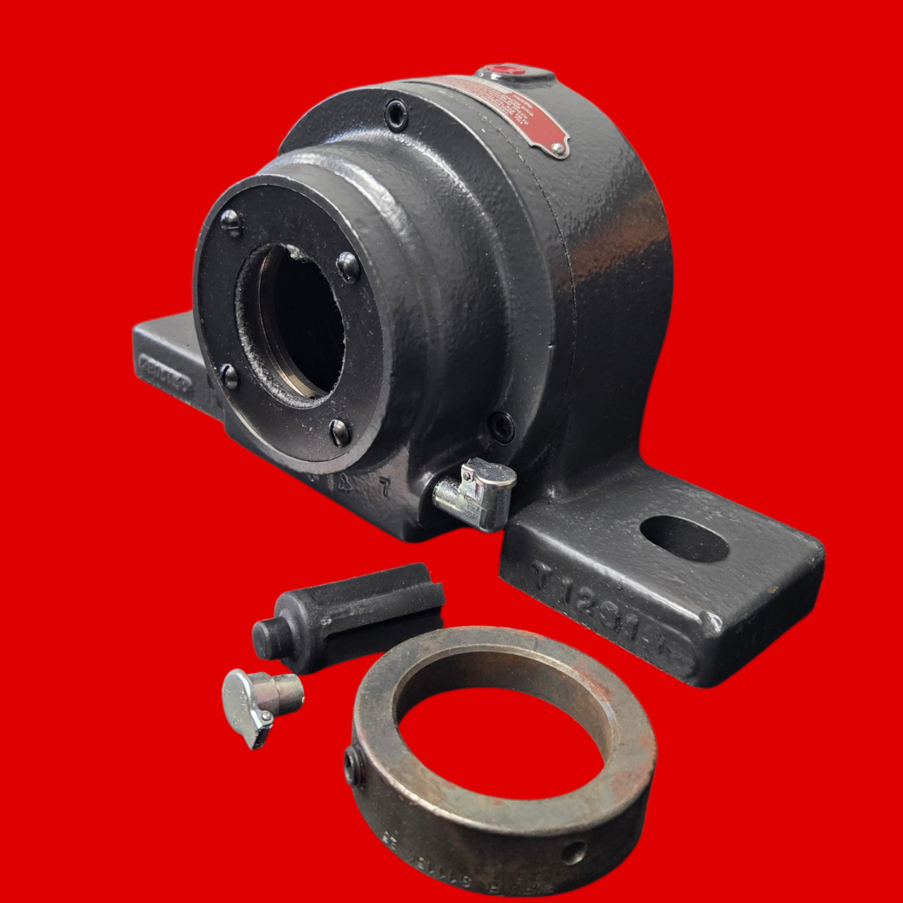 Timken SAL1 15/16 Pillow Block Ball Bearing Unit, 2-Bolt Base, 1-15/16 in Bore, Cast Iron Material, Standard Duty, Expansion Bearing (Floating)