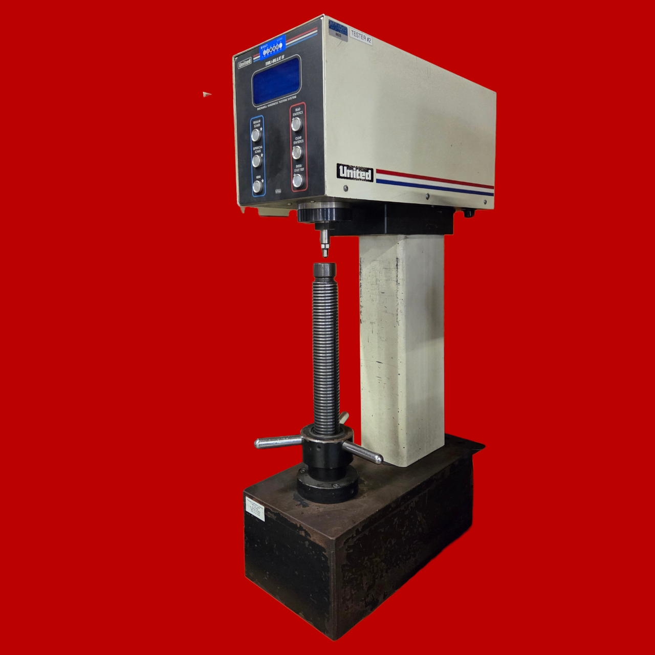 United Testing Rockwell Hardness Tester, Tru-Blue II