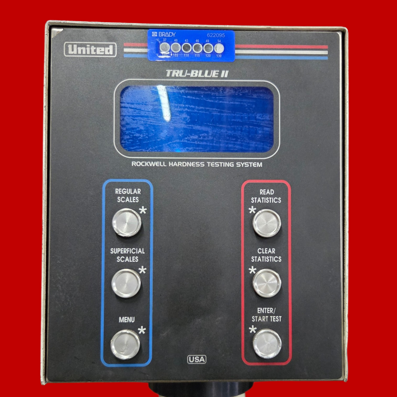 United Testing Rockwell Hardness Tester, Tru-Blue II