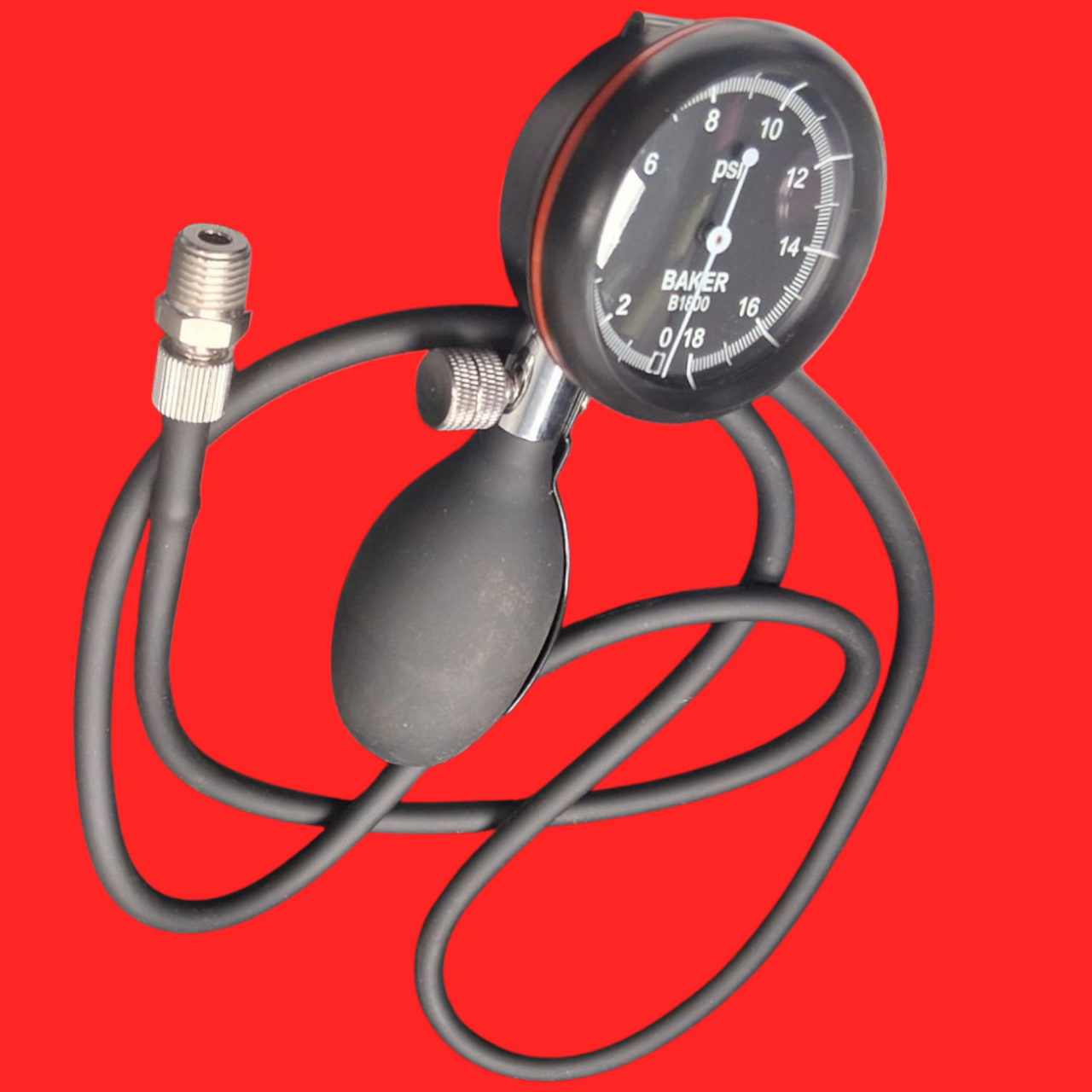 Baker Instruments B1800 Squeeze Bulb Pressure Calibrator