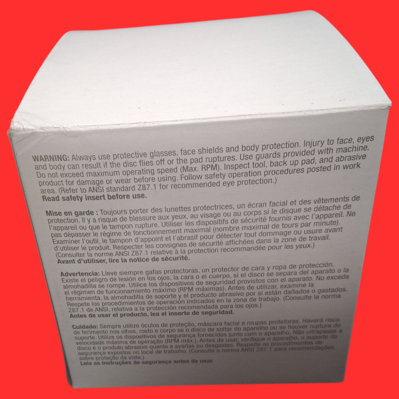 3M 89699 Roloc Fibre Disc 787C, 80+, TR, 2 in, Die R200P, Box of 50