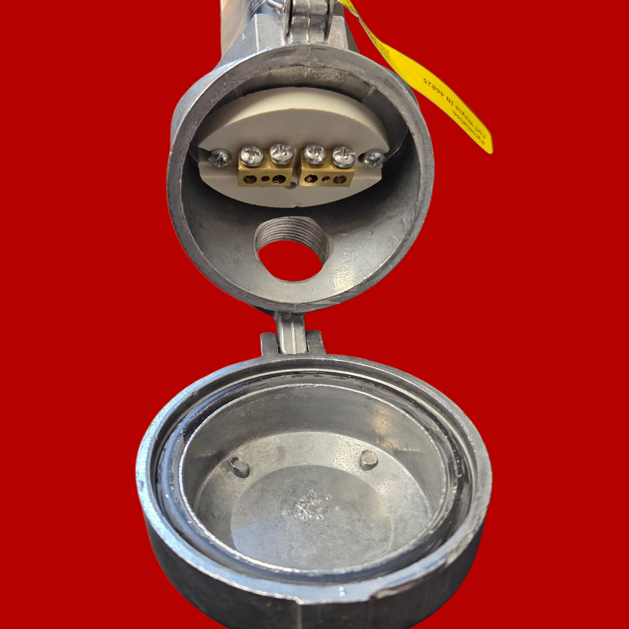 Pyromation S24R-17B4-24-49, NT Type S Thermocouple Assembly with Ceramic Protection Tube, 24" Insertion Length