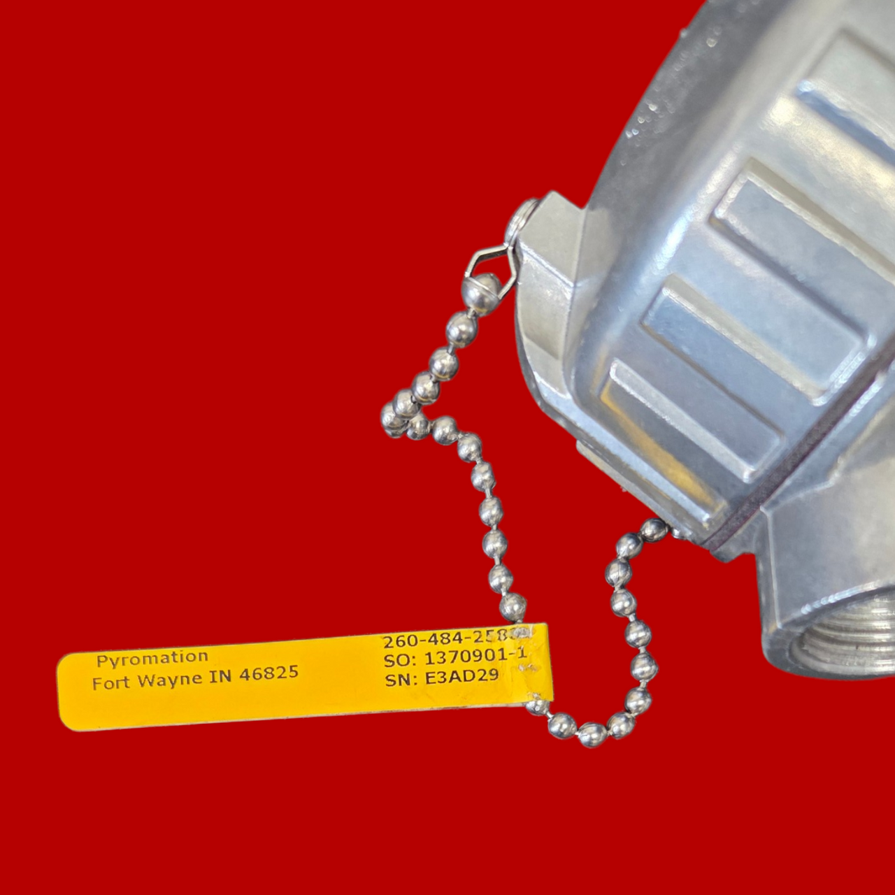 Pyromation KK14R-17B4-18-31 Type K High-Temperature Industrial Thermocouple Assembly with Ceramic Protection Tube, 18" Insertion Length