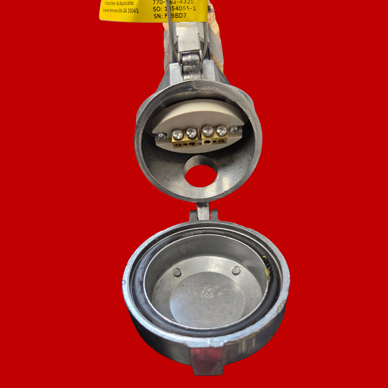 Pyromation B24R-17B4-24-49, NT Type B Thermocouple Assembly with Ceramic Protection Tube, 24" Insertion Length