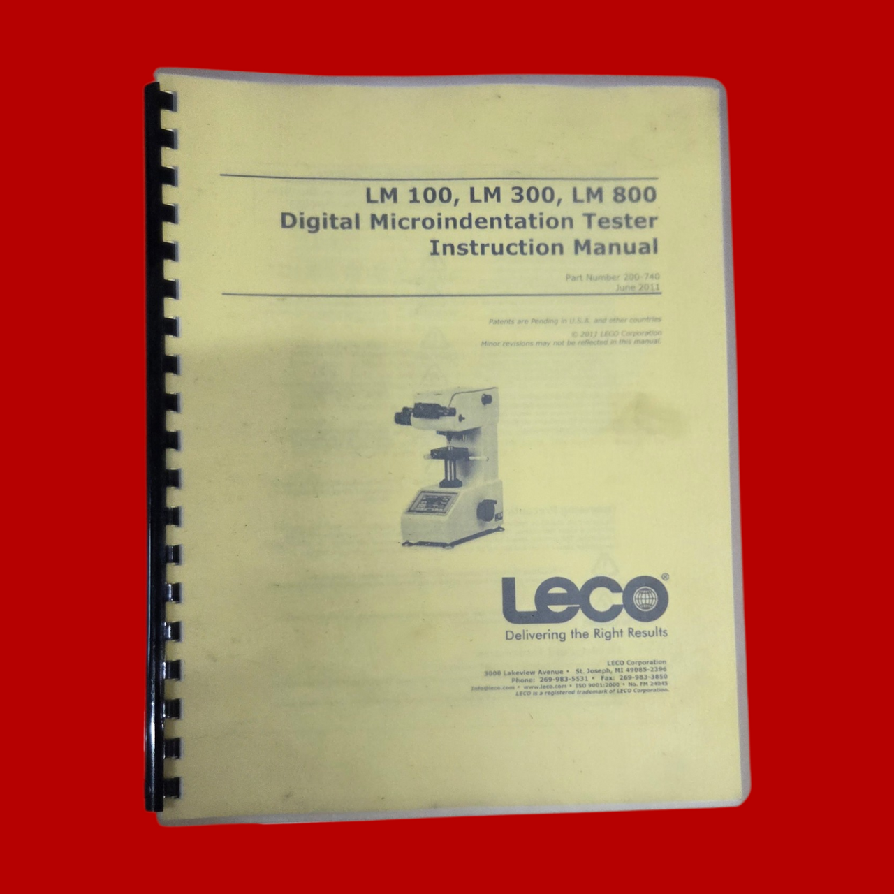 LECO LM Series Microindentation Hardness Testing System, LM 100 with AMH55 Lite Package