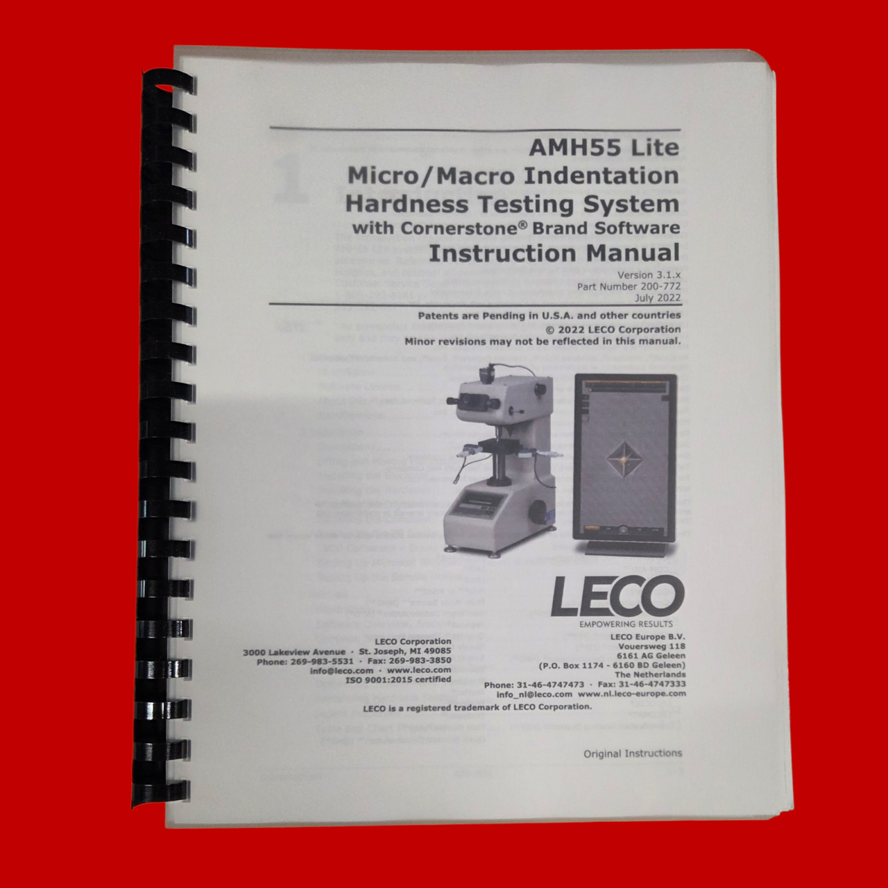 LECO LM Series Microindentation Hardness Testing System, LM 100 with AMH55 Lite Package