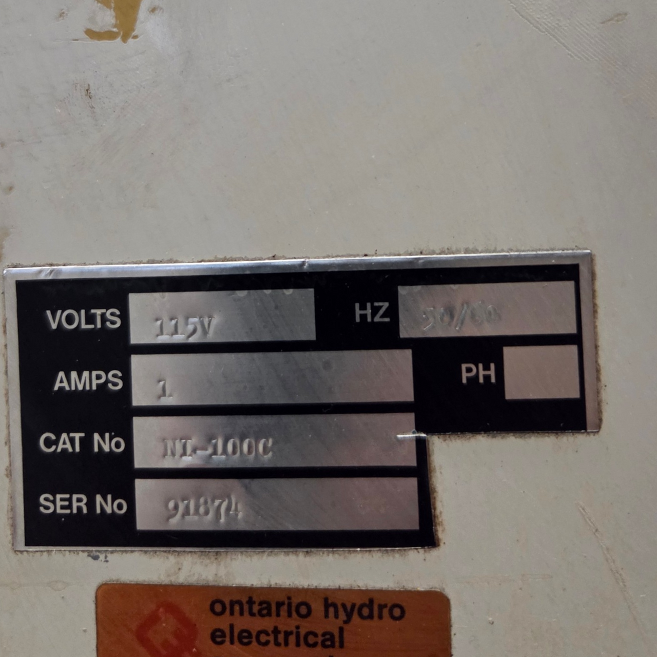 NewAge Indentron Rockwell Hardness Tester, NI-100C FOR PARTS ONLY