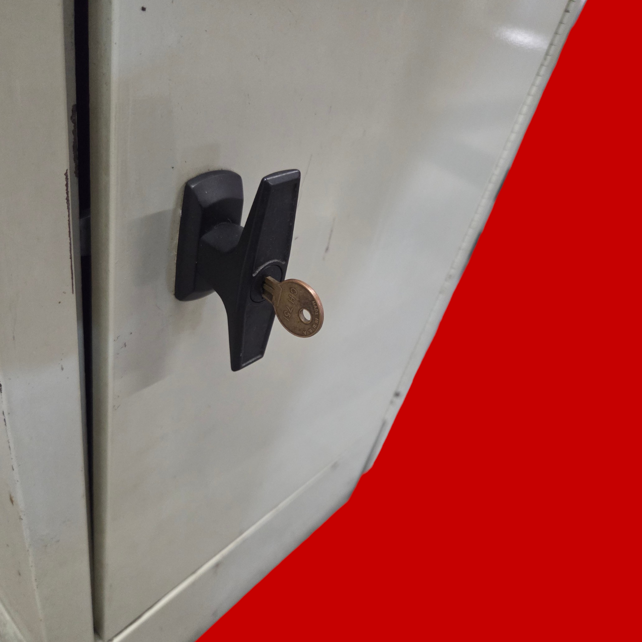 Hardness Tester Stand with Lockable Bottom Storage Space, 34"H X 27-1/2"D X 15"W