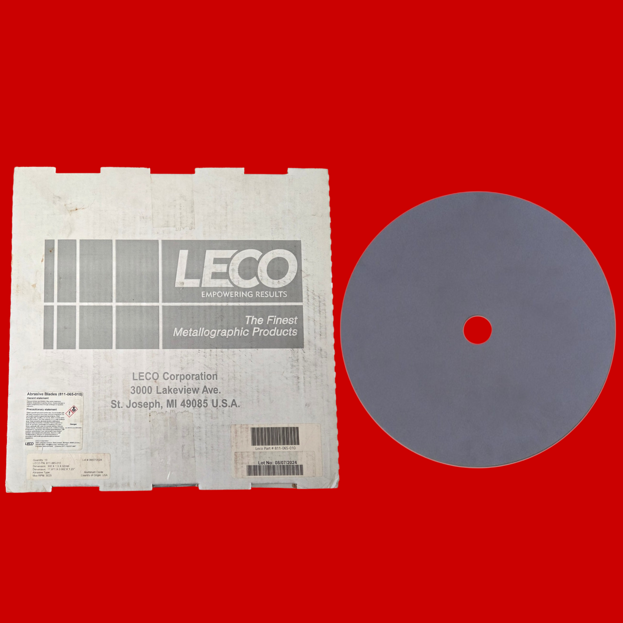 LECO 811-065-010 Cutting Disc 300mm, Pack of 10